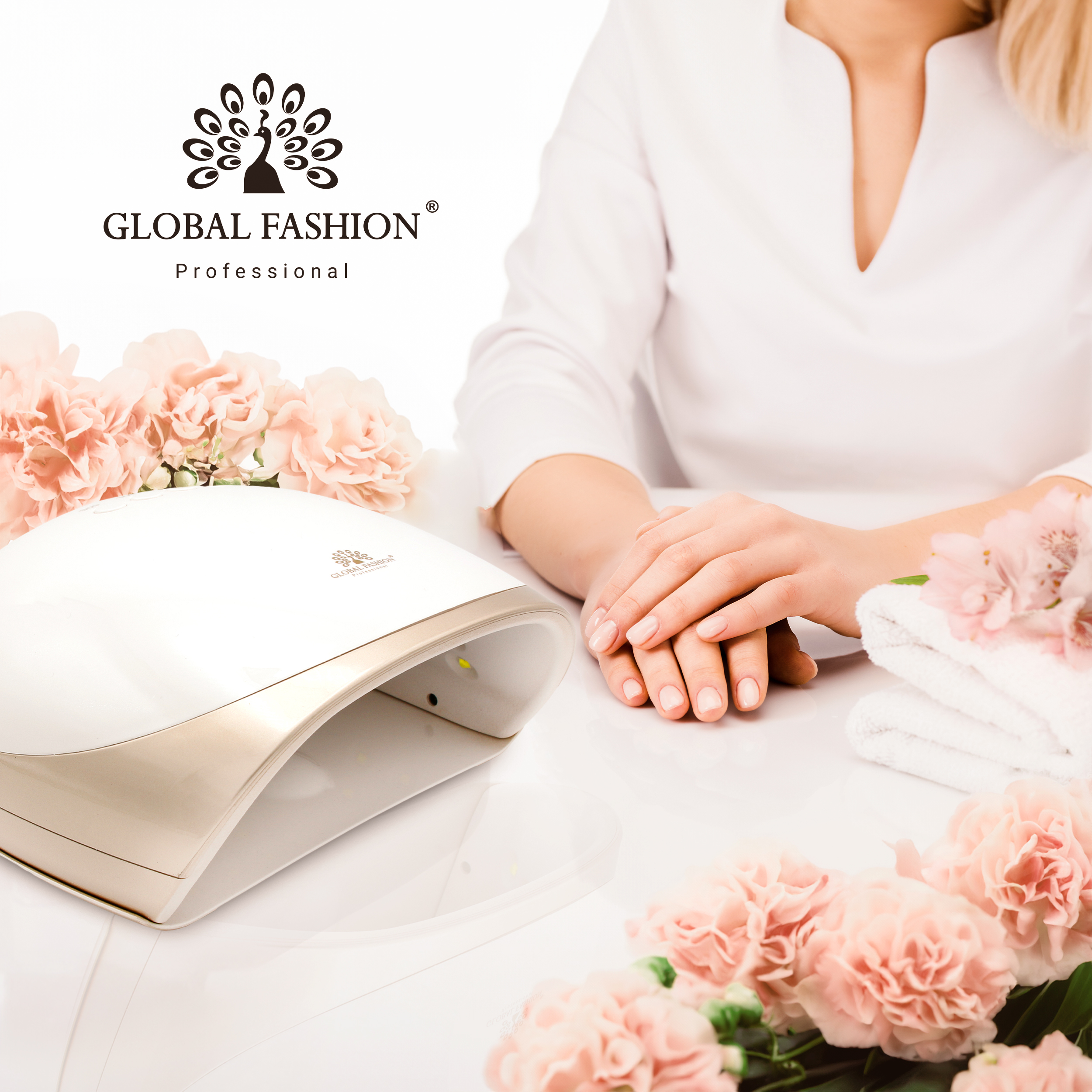 Лампа для сушіння нігтів S6 Global Fashion 39 діодів 68Вт - висока якість
