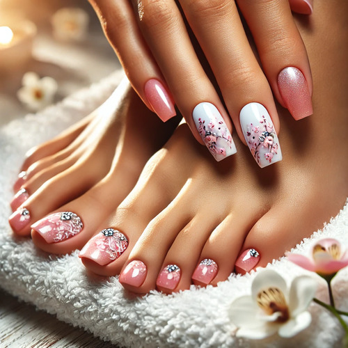 How to do pedicure with gel-lacquer - step-by-step instructions
