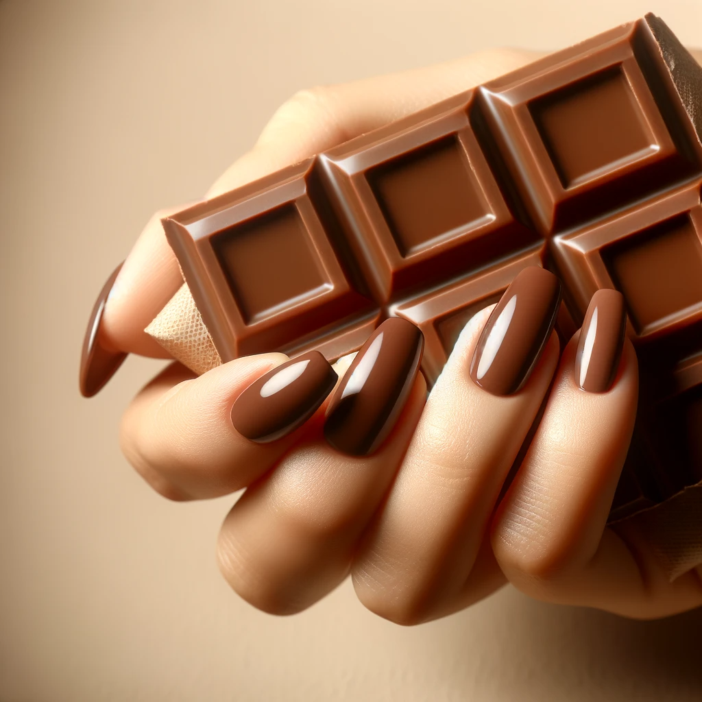 Шоколадний коричневий манікюр: найнезвичайніші ідеї