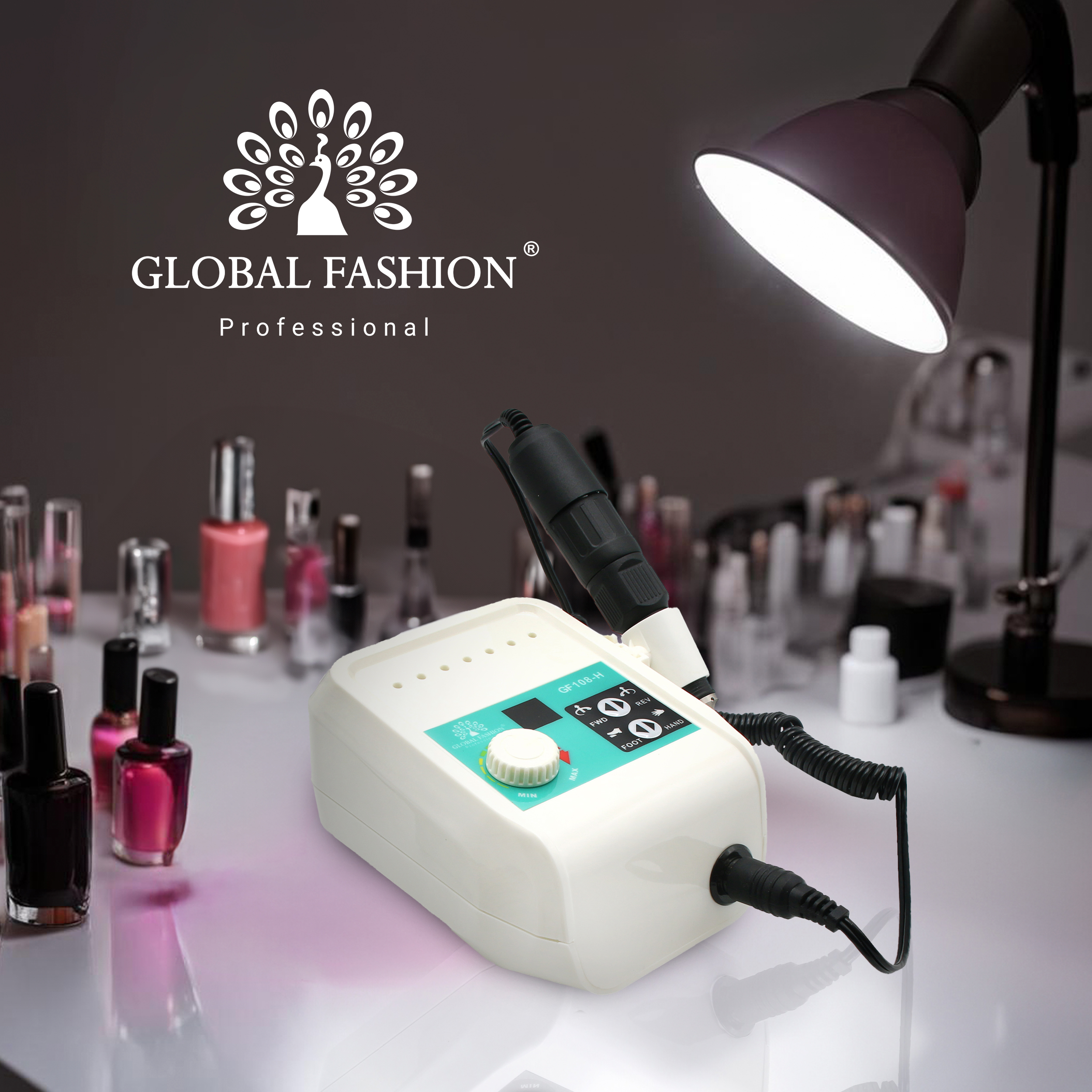 Професійний фрезер для манікюру GF-108-H Global Fashion 100W 45000 об/хв: якісний продукт від виробника